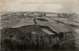 42 LOIRE - CP SAINT GERMAIN LAVAL - VUE GENERALE COTE SUD - J. VERDIER EDITEUR - CIRCULEE FM EN 1915 - Saint Germain Laval