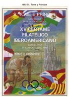 SANTO TOME E PRINCIPE 1991 - OLYMPICS BARCELONA 92 - EXPO IBEROAMERICANA - YVERT HB 102 - MICHEL BLOCK 262 - Summer 1992: Barcelona