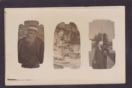 CPA Syrie Liban Carte Photo Types écrite - Syria