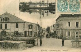 Monpont Sur L'isle * Avenue De La Gare Et L'abattoir * Ménestérol * 1905 - Autres & Non Classés