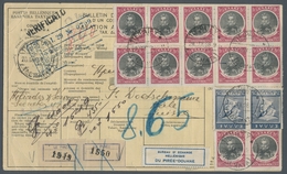 Griechenland: 1927, "100. Jahrestag Der Seeschlacht Von Navarino", 13 Stück Der 5 Drachmen Karmin/gr - Covers & Documents