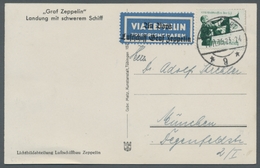 Zeppelinpost Deutschland: 1935, Pendelfahrt Zwischen Recife U. Bathurst, Mit DR. 6 Pf Welttreffen De - Airmail & Zeppelin