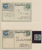 Bayern - Ganzsachen: 1912, Beide Sonderflugpostkarten Je Mit 2x SST. Nürnberg U. München Vom 4. Bzw - Other & Unclassified