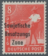 Sowjetische Zone - Allgemeine Ausgaben: 1948, Freimarke 8 Pfennig In Der Farbvariante Schwärzlichgra - Altri & Non Classificati