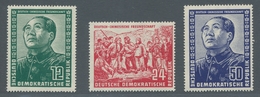DDR: 1951, "Deutsch-Chinesische Freundschaft" 3 Werte Komplett, Davon 12 Und 50 Pfennig Tadellos Pos - Unused Stamps