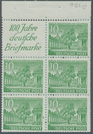 Berlin - Zusammendrucke: 1949, "10 Pfg. Bauten", Tadellos Postfrisches Heftchenblatt Mit Sehr Guter - Se-Tenant