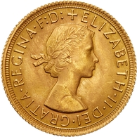 Großbritannien - Anlagegold: 1966, "Elisabeth II.", One Sovereign Aus 917 Gold In Sehr Schöner Erhal - Other & Unclassified