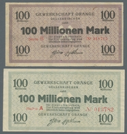 Deutschland - Notgeld - Westfalen: GELSENKIRCHEN; 1923, Partie Von Vier Verschiedenen, Gebrauchten N - Other & Unclassified