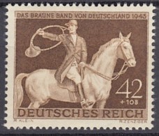 DR  854, Postfrisch **, Braunes Band 1943 - Neufs