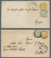 Thurn & Taxis - Marken Und Briefe: 1860-1866 (ca.), Kleine Sammlung Von 10 Frankierten Briefen In Ei - Other & Unclassified
