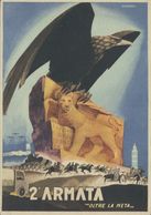 Italien: 1940-1943 (ca.), Partie Von 15 Italienischen Propagandakarten (teils Als Feldpost Gelaufen) - Collections
