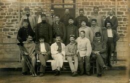 Pontchateau * Carte Photo * Hôpital Militaire * Photographe Pierre DRENO * Soldats Militaires Blessés Régiments - Pontchâteau