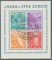 Schweiz: 1854-1993, Gestempelte Sammlung Im Leuchtturm-Falzlosalbum Mit U.a. Etlichen Gesuchten Ausg - Collections