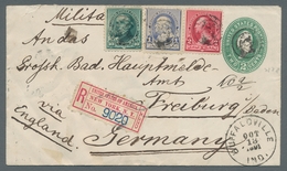 Vereinigte Staaten Von Amerika: 1861-1941, Partie Von 7 Belegen Mit Vier 3 Cents-Einzelfrankaturen V - Lettres & Documents