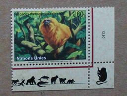 Ge94-01 : Nations-Unies (Genève) / Protection De La Nature - Leontopithecus Rosalia Rosalia (Tamarin-lion Doré) - Unused Stamps