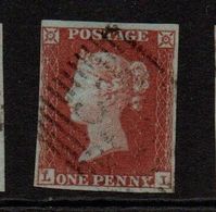 GB Victoria Penny Red Imperf  ; 4 Tight Margins.  ; Good Used - Oblitérés