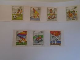 ZA138.43  Hungary 1985 Mi 3751-3757 MNH  International Youth Year - Aerobic, Skating Judo Gokart Dragon Deltaplane - Skateboard