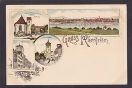 CPA Suisse Helvétia Schweiz Svizzera Non Circulé Litho Gruss Canton D' Argovie Rheinfelden - Rheinfelden