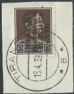 1939 ALBANIA USATO ASSEMBLEA COSTITUENTE 15 Q - RA26-8 - Albanie