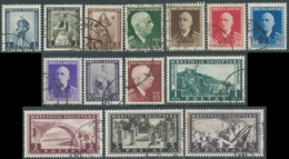 1939-40 ALBANIA USATO SERIE ORDINARIA 14 VALORI - RA14-9 - Albanie