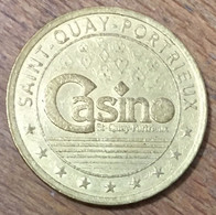 22 SAINT QUAY PORTRIEUX CASINO JETON DE 0,5 CENT MONNAIE DE PARIS SLOT MACHINE EN MÉTAL CHIP COIN TOKEN - Casino