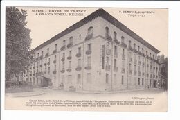 NEVERS - HOTEL DE FRANCE & GRAND HOTEL RÉUNIS - P. DEMOULE, Propriétaire - Nevers