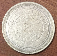 85 SAINT GILLES CROIX DE VIE CASINO JETON DE 2 EURO D. L. A. ACTIVITES SLOT MACHINE EN MÉTAL CHIP COINS TOKENS - Casino