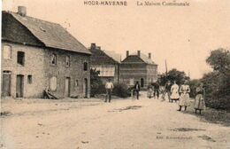 Hour-Havenne  La Maison Communale Bien Animée Circulé En 1912 - Rochefort