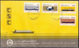 SRI LANKA - SHIPPING  CORPORATION - FDC - 1983 - Sri Lanka (Ceylan) (1948-...)