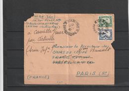 LSC - Départ De CANTHO - COCHINCHINE  29-6-1947 - REF MS Rec - Briefe U. Dokumente