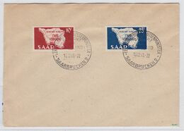 Saarland 1953 Nr.260-261 Auf FDC - FDC