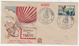 France // FDC // Journée Du Timbre 1955 Paris - 1950-1959