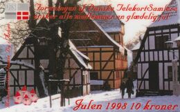 Denmark, CP 009, Dts Julekort 1998, Christmas, Only 400 Issued, 2 Scans. - Weihnachten