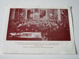 Fotografia De "Esperantanaro Fajro" En Barcelona - 30 Novbre. 1913 - Esperanto