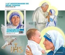 Togo 2020 110th Anniversary Of Mother Teresa. (0202b) OFFICIAL ISSUE - Mother Teresa