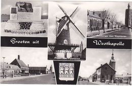 Westkapelle Molen Vuurtoren Gemeentehuis J1206 - Westkapelle