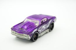 Hot Wheels Mattel Classic 69 Chevelle TM GM Purple Clear -  Issued 2001, Scale 1/64 - Matchbox (Lesney)