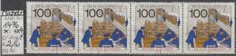 1990 - BRD - SM Aus Satz "Wohlfahrtspflege-Postgesch. Einrichtungen"  4x  100+50 Pfg. Mehrf.  (1476o X4   Brd) - Andere & Zonder Classificatie