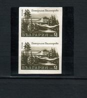 1970  Regularly Issue  Resorts ERROR– Pair Imperforated  LHM / * No Gum. BULGARIA / Bulgarie - Varietà & Curiosità