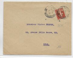 1915 - SEMEUSE PERFOREE MM Sur ENVELOPPE Des MESSAGERIES MARITIMES ATELIERS De La CIOTAT (BOUCHES DU RHONE) - Other & Unclassified