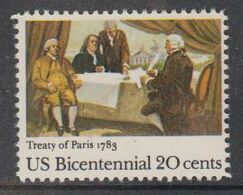 USA 1983 US Bicentennial / Treaty Of Paris 1v ** Mnh (49324D) - Sonstige & Ohne Zuordnung