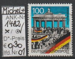 1990 - BRD - SM Aus Satz "1. Jahrestag Der Öffnung D. Innerdeutschen Grenzen..."  100 Pfg. Mehrf.  (1482o 01-04   Brd) - Otros & Sin Clasificación