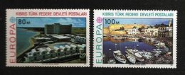 Turquie Chypre Turc RTCN 1977 N° 32 / 3 ** Europa, Port, Bateaux, Kyrenia, Piscine, Bateaux, Phare, Minaret, Famagouste - Altri & Non Classificati