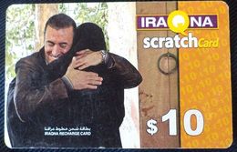 IRAQ - Iraqna -  $10 Scratch Card [used] - Iraq