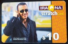 IRAQ - Iraqna -  $10 Scratch Card, Refill Card  Expiry Date : 31/12/2006 [used] - Irak