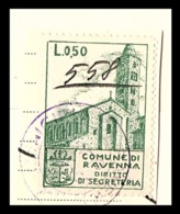 COMUNE DI RAVENNA    - MARCA COMUNALE  L.0,50  - LA CATTEDRALE - Autres & Non Classés