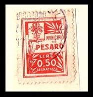 COMUNE DI  PESARO    - MARCA COMUNALE  L. 0,50 - SEGNATASSE - Autres & Non Classés