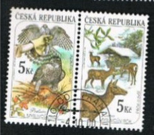 REP. CECA (CZECH REPUBLIC) - SG 278.279  - 2000  HUNTING SEASONS (AUTUMN / WINTER 2 SE-TENANT FROM BOOKLET) -   USED - Sonstige & Ohne Zuordnung