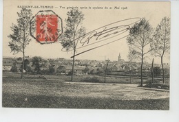 SAVIGNY LE TEMPLE - Vue Générale Après Le Cyclone Du 21 Mai 1908 - Savigny Le Temple