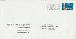 SUISSE SEUL SUR LETTRE POUR LA FRANCE 1990 - Otros & Sin Clasificación
